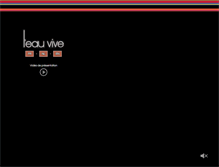 Tablet Screenshot of eau-vive.be