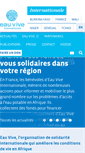 Mobile Screenshot of eau-vive.org